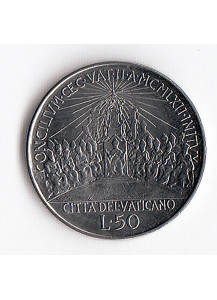 1962 - 50 Lire Vaticano Giovanni XXIII "Concilio" Anno IV Fdc
